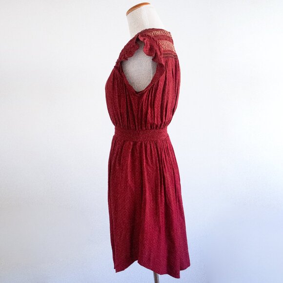 Anthropologie Dolan Left Coast Tansy Smocked Midi Dress Size XS - Picture 11 of 16